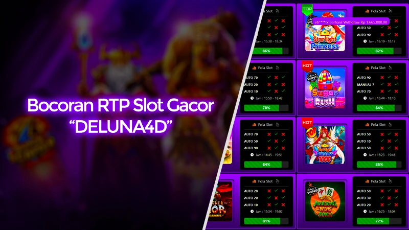 Terbaru! Bocoran RTP Slot Gacor DELUNA4D Paling Akurat